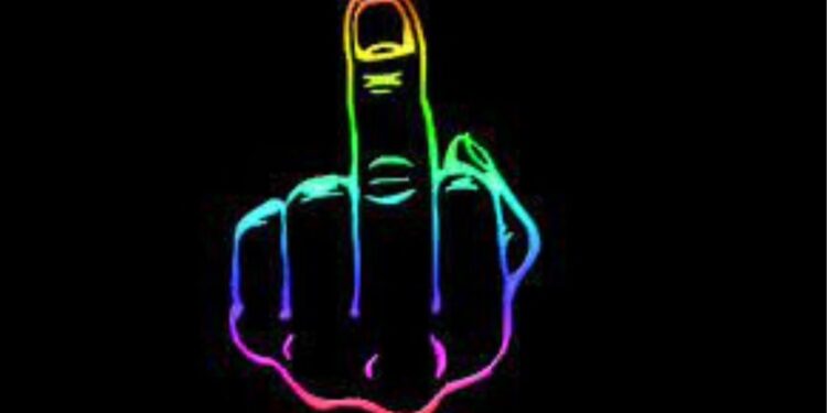 middle finger wallpaper 4k