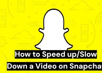 how to speed up/slow down a video on snapchat