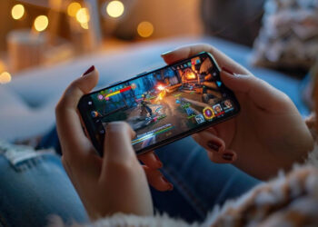 Mobile gaming on a handheld device