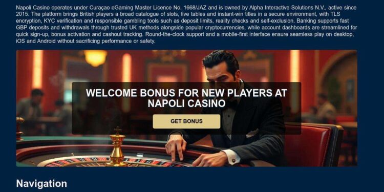 Napoli Casino Free Spins Deals For United Kingdom Slot Fans