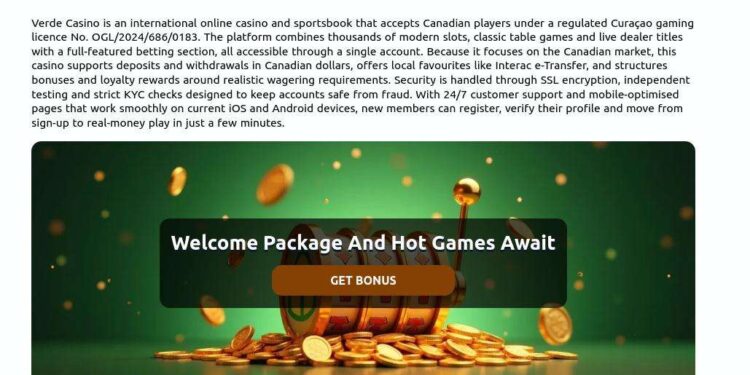 Verde Casino Welcome Bonus For Canadian Players Explained