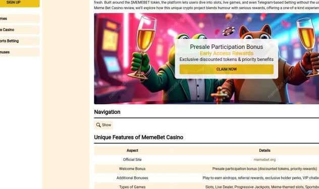 MemeBet Promo Code Where To Enter And How To Claim Bonuses