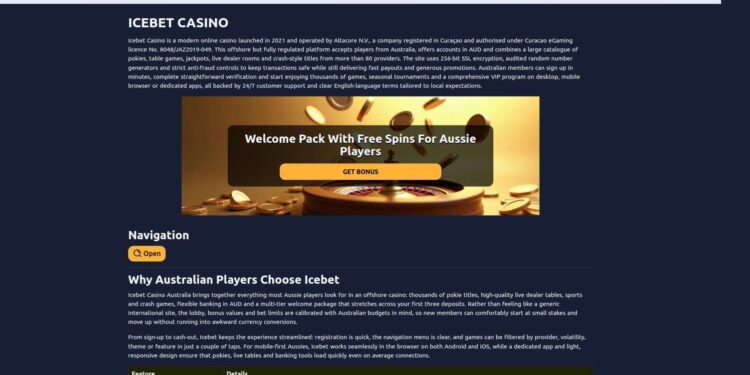 Icebet Casino Deposit And Withdrawal Methods For Australian Players