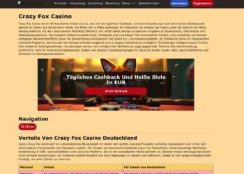 Crazy Fox Casino Germany Deposit Methods: Cards, E-Wallets, Transfers