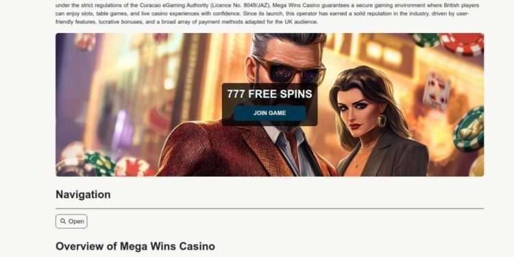 Mega Wins Casino Registration Guide For UK Players