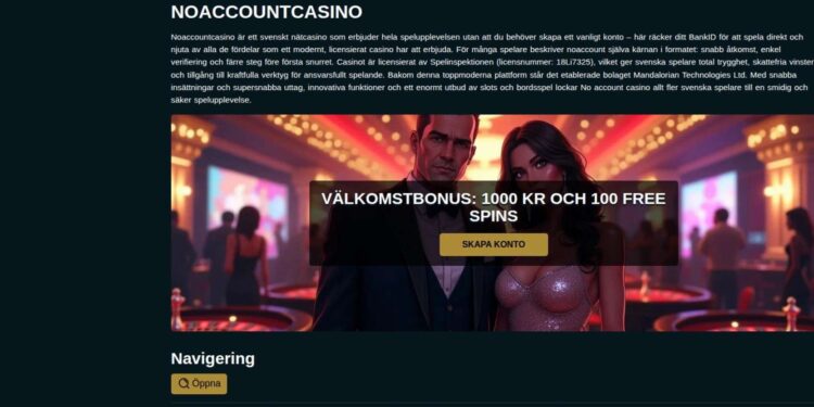 Noaccountcasino Reviews From Sweden Players: Common Complaints And Praises