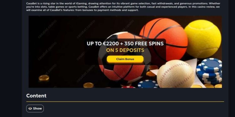 Casabet Casino An Expert Review For United Kingdom Players