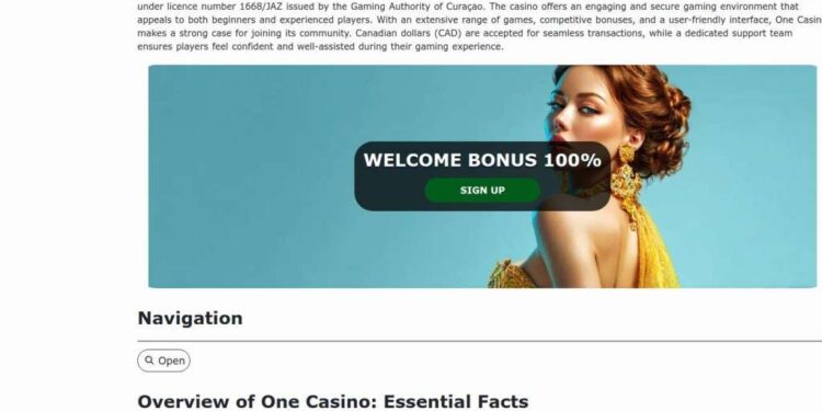 One Casino Mobile App Canada For Download And Play