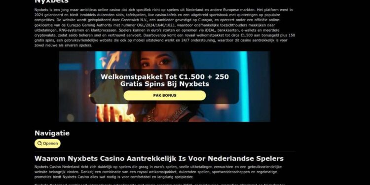 Nyxbets Login And Security For Players In The Netherlands