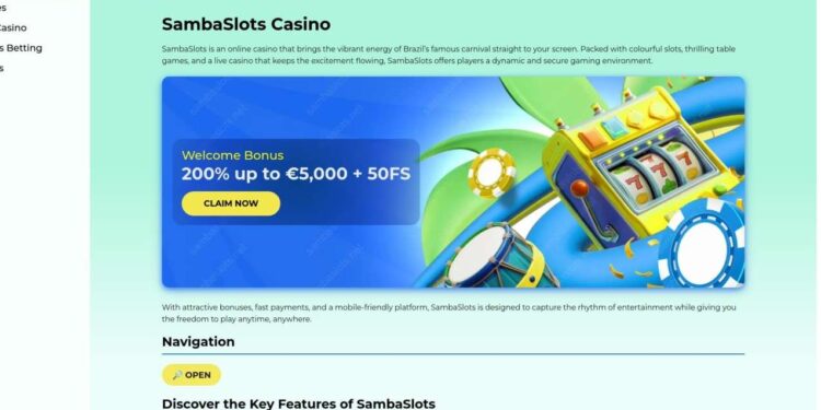 Samba Slots Withdrawal Times, Fees And Limits For UK Players