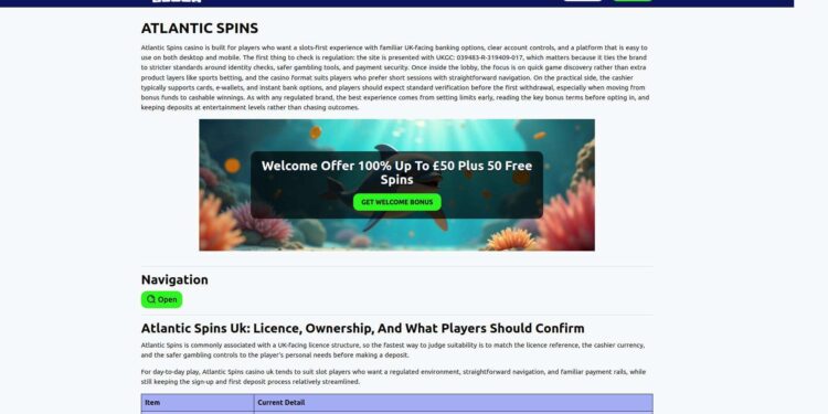 Atlantic Spins No Deposit Bonus Eligibility And Wagering Rules In The United Kingdom