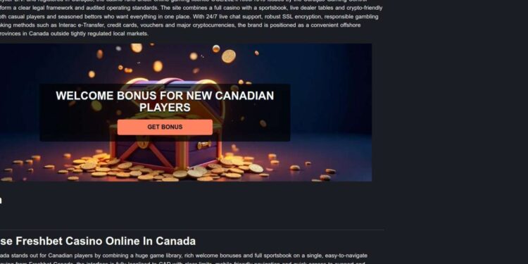 FreshBet Canada Registration Steps And Login Troubleshooting
