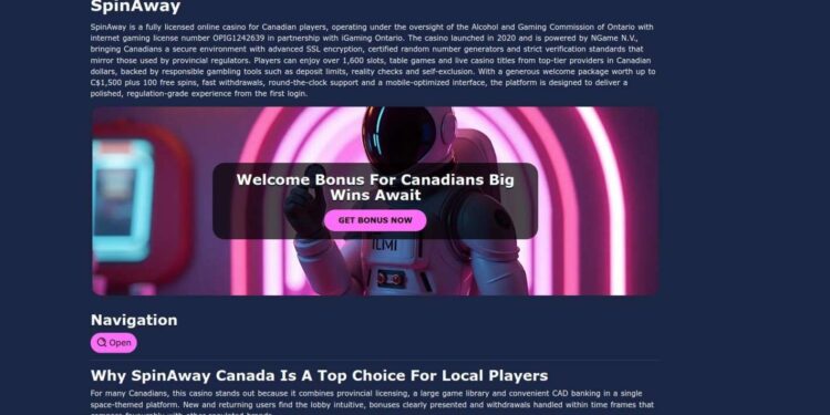 How Spin Away And Other Online Casinos Work In Canada