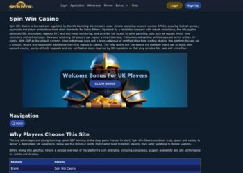 Spin Win Casino Welcome Bonus Terms Explained For UK Players