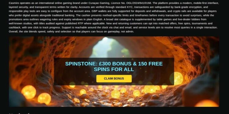 Casmiro Casino Sign Up Bonus Code And Promotions
