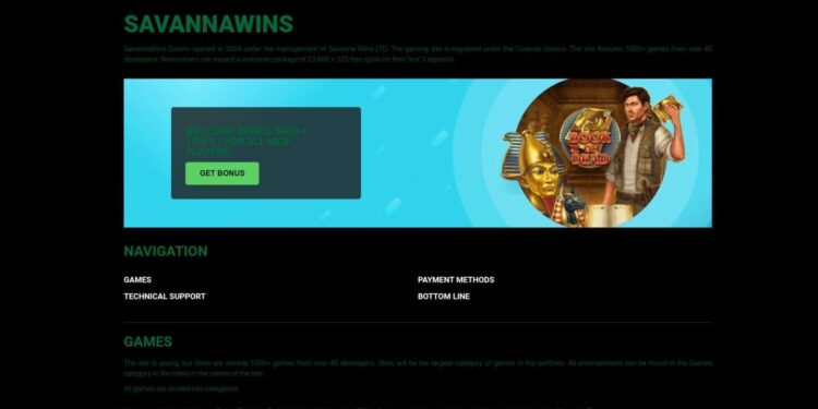 SavannaWins Payment Methods For UK Players