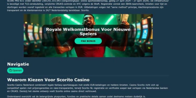Scorito Welcome Bonus Terms Explained For Dutch Players