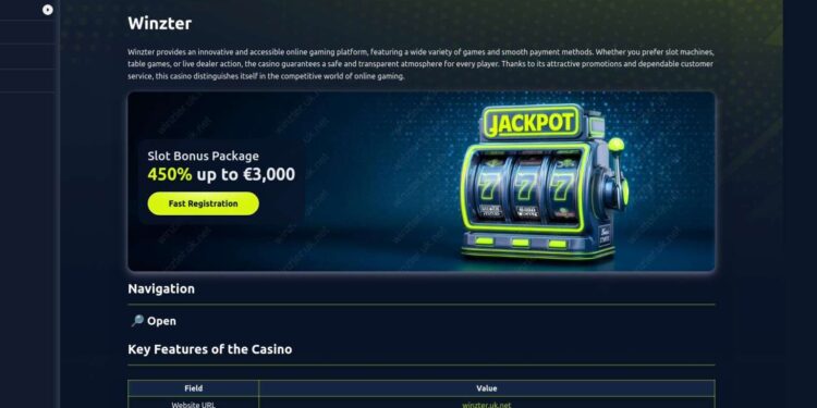 Winzter Casino Best Slots To Play For UK Players