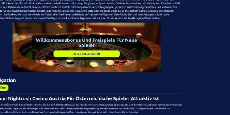 Nightrush Casino Promo Code In Austria: A Complete Guide