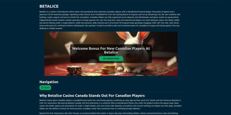 How Online Casinos Like Betalice Ensure Fair Gaming In Canada