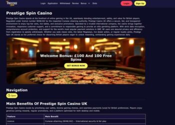 Prestige Spin Casino Free Spins Offers In The United Kingdom