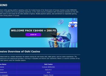 Oshi Casino Canada: A Comprehensive Guide To Online Gambling