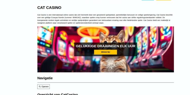 Cat Casino Registration: Step-By-Step Sign Up For Players In Netherlands