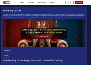 New King Casino Welcome Bonus In The United Kingdom