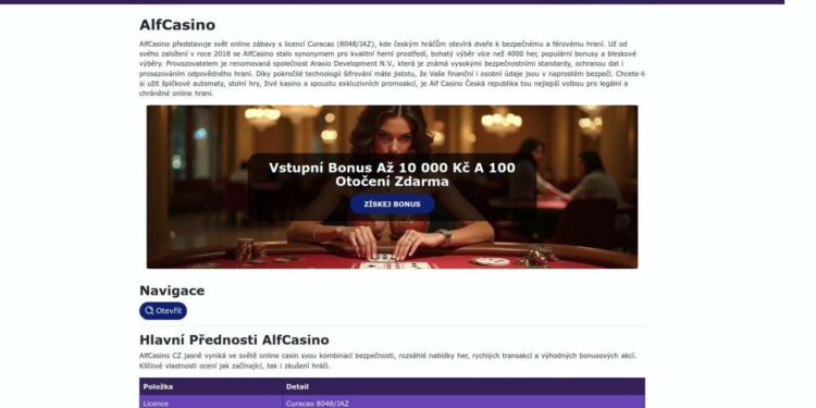 AlfCasino Login Problems In Czechia: A Complete Guide