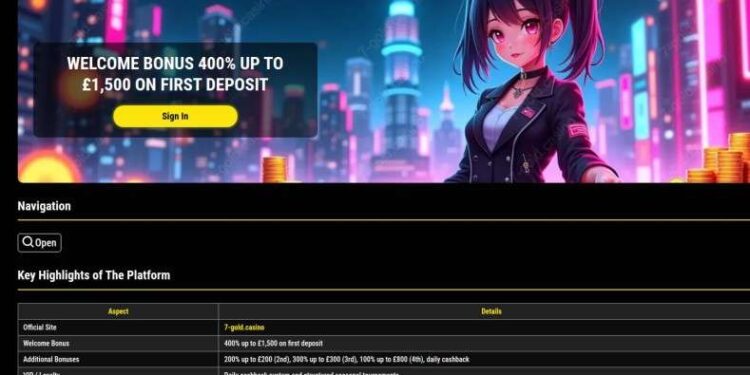 7Gold Registration Steps For Players In The United Kingdom