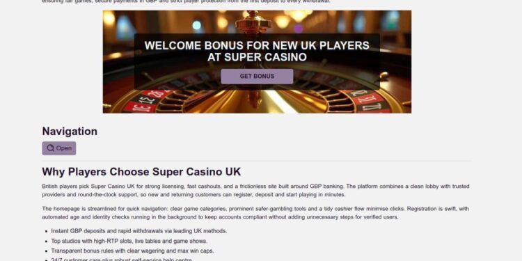 Super Casino Bonus Free Spins On The Best UK Slots