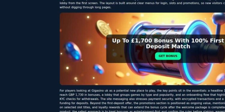 Gigasino No Deposit Bonus: A Guide For UK Players