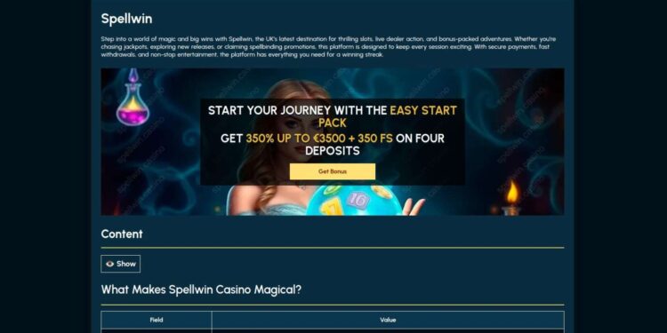 Spellwin Casino Registration Guide For UK Players