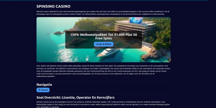 Spinsino Casino Pros And Cons For Netherlands Players