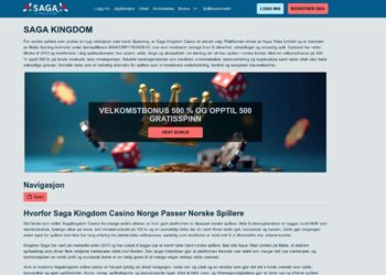 Saga Kingdom Casino Registration For Norwegian Players