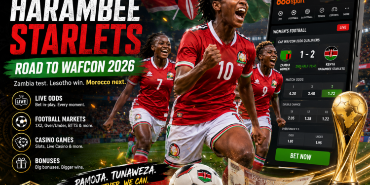 Kenya’s Women Are Chasing a Bigger Stage as Harambee Starlets Eye WAFCON Glory