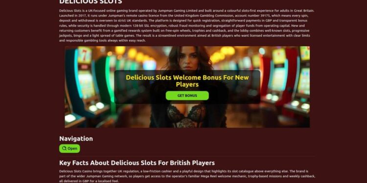 Delicious Slots Minimum Deposit And Withdrawal UK Guide