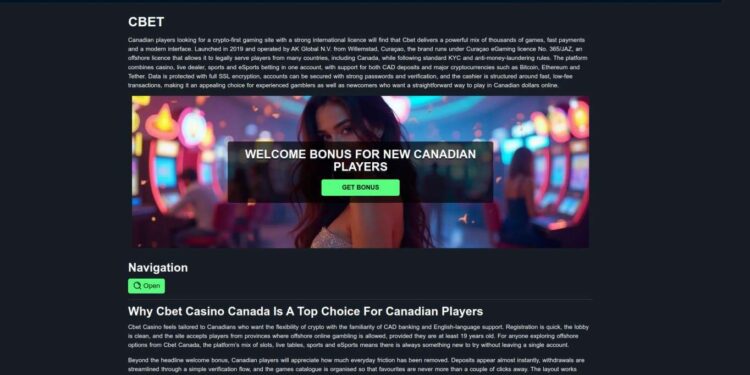 Cbet Casino Welcome Bonus For Canadian Players