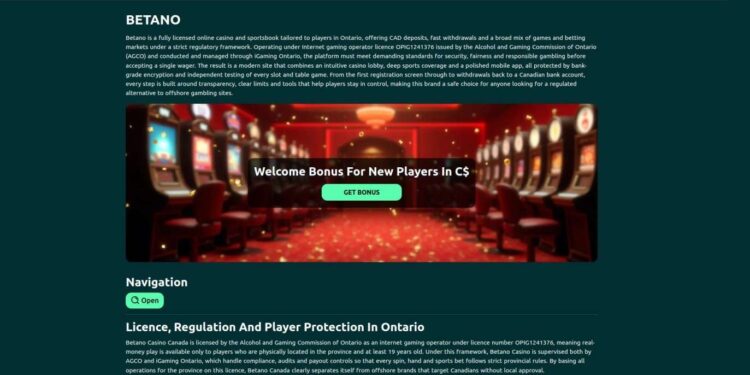 Betano Casino Minimum Deposit And Withdrawal Guide For Canada
