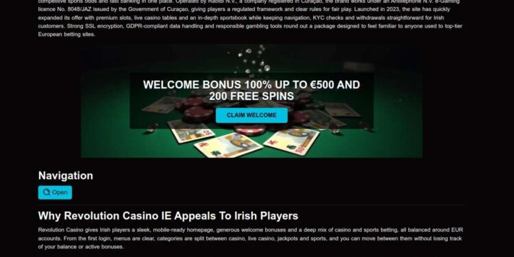 Revolution Casino No Deposit Bonus In Ireland: Your Ultimate Guide