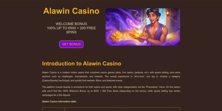 Alawin Casino Registration Steps For Players In Greece
