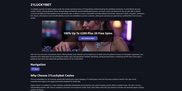 21Luckybet No Deposit Bonus For UK Players: A Complete Guide