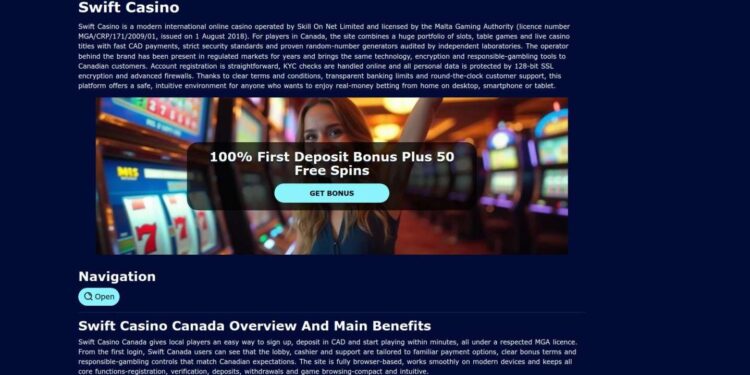 Swift Casino Canada Registration Steps And Common Sign-Up Issues