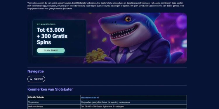 SlotsEater Casino Pros And Cons For Dutch Players