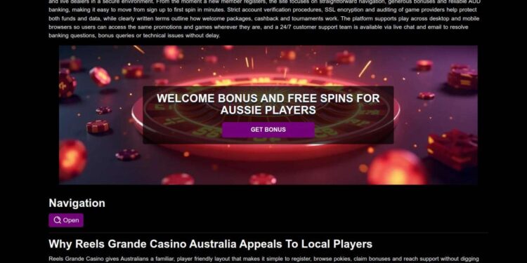 Reels Grande Casino Sign Up Guide For Australian Players