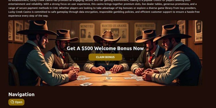 Lucky Creek Casino Welcome Bonus For Canadian Players