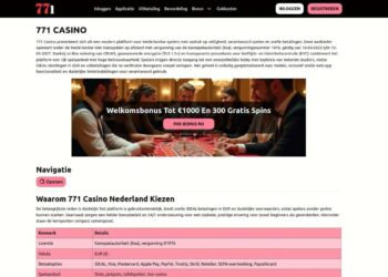 771 Casino Free Spins In The Netherlands: Slots That Qualify