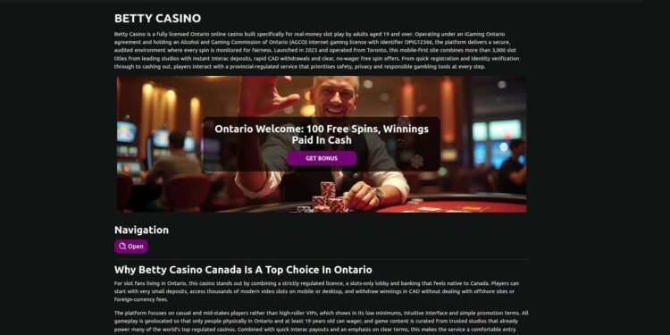 Betty Casino Welcome Bonus In Canada: A Complete Guide