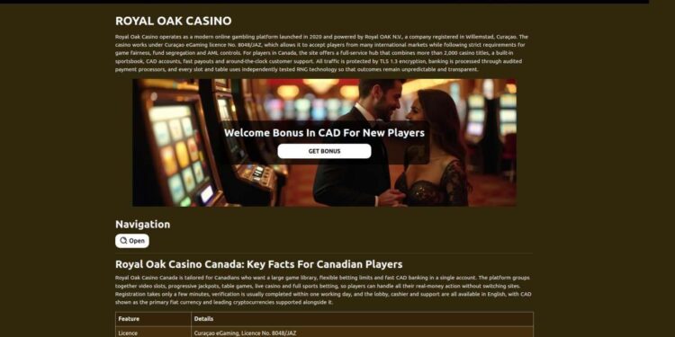 Is Royal Oak Casino Legit In Canada? Licensing And Security