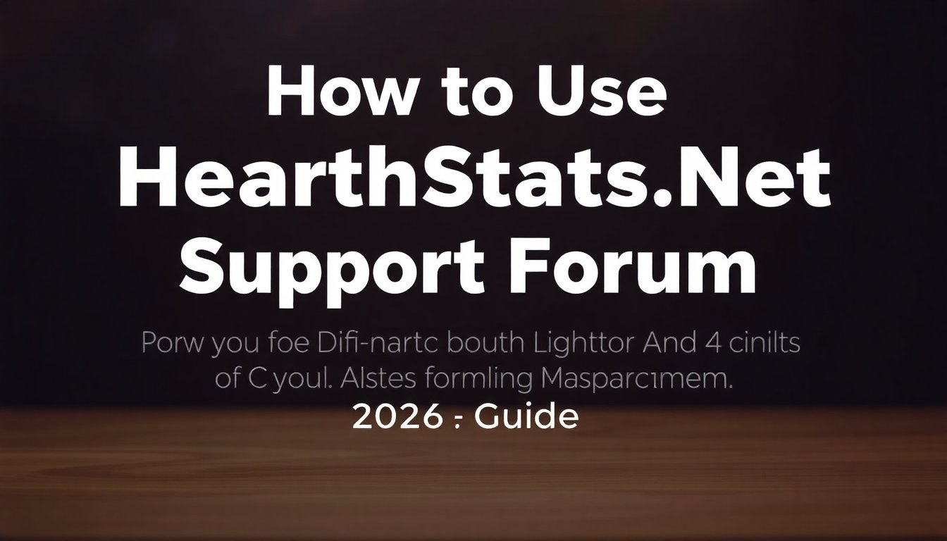 hearthstats .net support forum